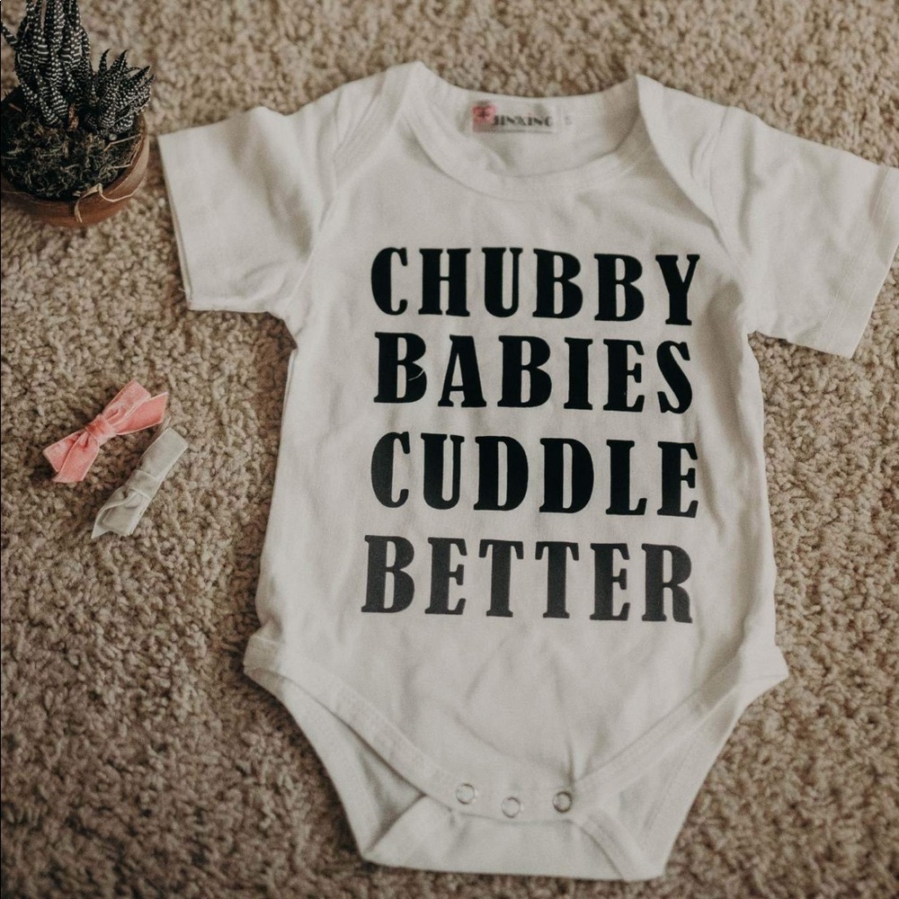 Cubby baby onesie